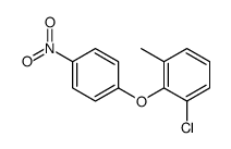 3-chloro-2-(4-nitrophenoxy)toluene Structure