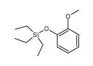 triethyl-(2-methoxy-phenoxy)-silane结构式