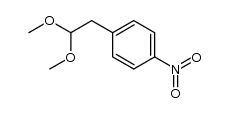 1-(2,2-Dimethoxyethyl)-4-nitro-benzene Structure