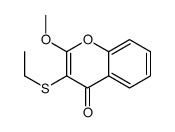 3-ethylsulfanyl-2-methoxychromen-4-one Structure