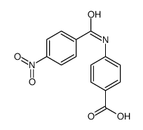 4-[(4-nitrobenzoyl)amino]benzoic acid structure