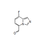 8-氟咪唑并[1,5-a]吡啶-5-甲醛结构式