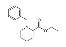 (S)-1-benzyl-2-piperidinecarboxylic acid ethyl ester Structure