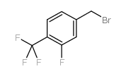 3-fluoro-4-(trifluoromethyl)benzyl bromide Structure