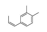 1,2-dimethyl-4-prop-1-enylbenzene结构式