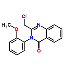 2-(Chloromethyl)-3-(2-methoxyphenyl)-4(3H)-quinazolinone Structure