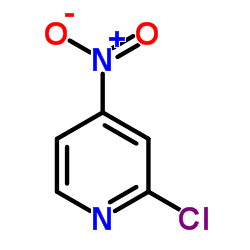 2-氯-4-硝基吡啶结构式