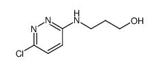 3-(6-chloro-pyridazin-3-ylamino)-propan-1-ol Structure