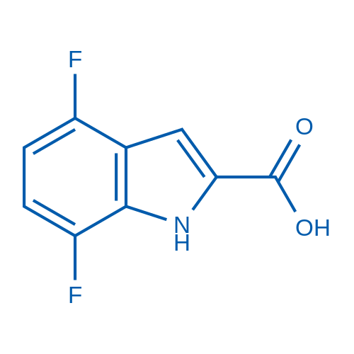 4,7-二氟-1H-吲哚-2-羧酸图片