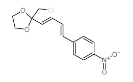 1,3-Dioxolane,2-(chloromethyl)-2-[4-(4-nitrophenyl)-1,3-butadien-1-yl]-结构式