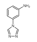 3-(4H-1,2,4-三唑-4-基)苯胺结构式