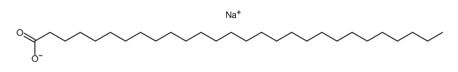 sodium octacosanoate Structure