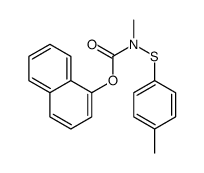 naphthalen-1-yl N-methyl-N-(4-methylphenyl)sulfanylcarbamate结构式