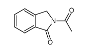 2-acetyl-2,3-dihydro-1H-isoindol-1-one结构式