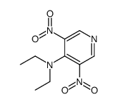 3,5-DINITRO-4-DIETHYLAMINOPYRIDINE structure