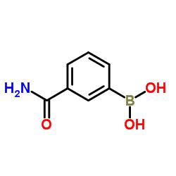 3-Aminocarbonylphenylboronic acid Structure