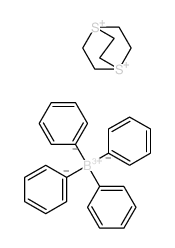 1,4-Dithioniabicyclo[2.2.2]octane, bis (tetraphenyl- borate (1-))结构式