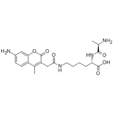 D-Ala-Lys-AMCA structure