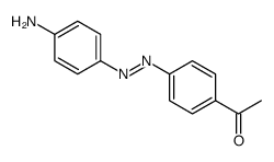 1-[4-[(4-aminophenyl)diazenyl]phenyl]ethanone Structure