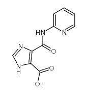 5-(吡啶-2-基氨基甲酰基)-3H-咪唑-4-羧酸结构式