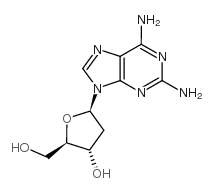 2,6-Diaminopurine 2'-deoxyriboside Structure