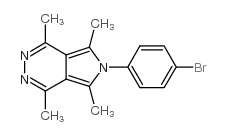 6-(4-bromophenyl)-1,4,5,7-tetramethylpyrrolo[3,4-d]pyridazine结构式