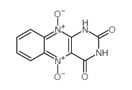 Benzo[g]pteridine-2,4(1H,3H)-dione, 5,10-dioxide structure