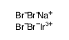 trisodium hexabromoiridate Structure