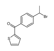 [4-(1-bromoethyl)phenyl]-2-thienyl ketone structure