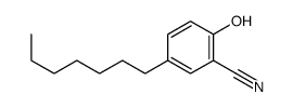 5-heptyl-2-hydroxybenzonitrile Structure