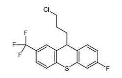 9-(3-chloropropyl)-6-fluoro-2-(trifluoromethyl)-9H-thioxanthene structure