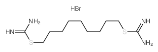 Carbamimidothioic acid,1,9-nonanediyl ester, dihydrobromide (9CI) structure