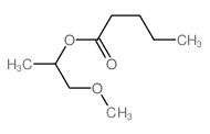 Pentanoic acid,2-methoxy-1-methylethyl ester结构式