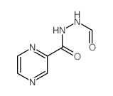 Hydrazine, 1-formyl-2-(pyrazinylcarbonyl)-结构式