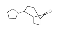 2-pyrrolidin-1-ylbicyclo[3.2.1]octan-8-one Structure