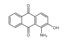 1-amino-2-hydroxy-9,10-anthraquinone Structure