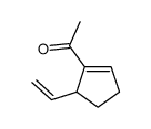 Ethanone, 1-(5-ethenyl-1-cyclopenten-1-yl)- (9CI) structure