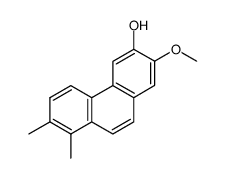 2-Methoxy-7,8-dimethylphenanthren-3-ol Structure