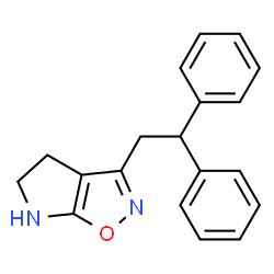 4H-Pyrrolo[3,2-d]isoxazole,3-(2,2-diphenylethyl)-5,6-dihydro-(9CI) structure