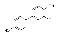 4-(4-hydroxyphenyl)-2-methoxyphenol结构式