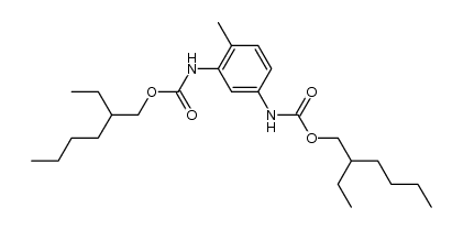 toluene-2,4-di(carbamic acid (2-ethylhexyl) ester) Structure