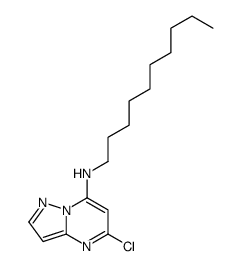 5-chloro-N-decylpyrazolo[1,5-a]pyrimidin-7-amine结构式