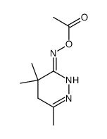 4,4,6-trimethyl-4,5-dihydro-2H-pyridazin-3-one O-acetyl-oxime结构式