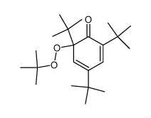 1-tert.-Butylperoxy-1,3,5-tri-tert-butylcyclohexa-3,5-dien,2-on Structure