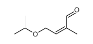 2-methyl-4-propan-2-yloxybut-2-enal Structure