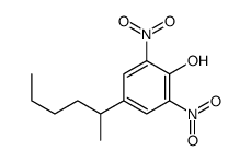 4-hexan-2-yl-2,6-dinitrophenol结构式