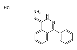 (4-phenylphthalazin-1-yl)hydrazine,hydrochloride结构式