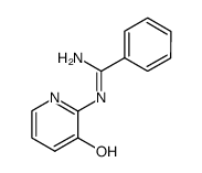 N'-(3-hydroxypyridin-2-yl)benzenecarboximidamide结构式