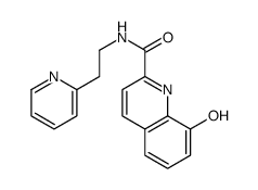 8-hydroxy-N-(2-pyridin-2-ylethyl)quinoline-2-carboxamide Structure