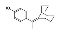 4-[1-(9-bicyclo[3.3.1]nonanylidene)ethyl]phenol Structure